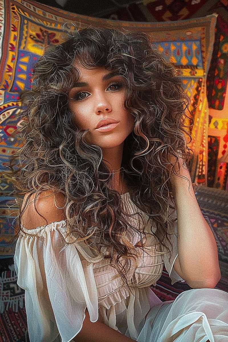 Voluminous Boho Shag