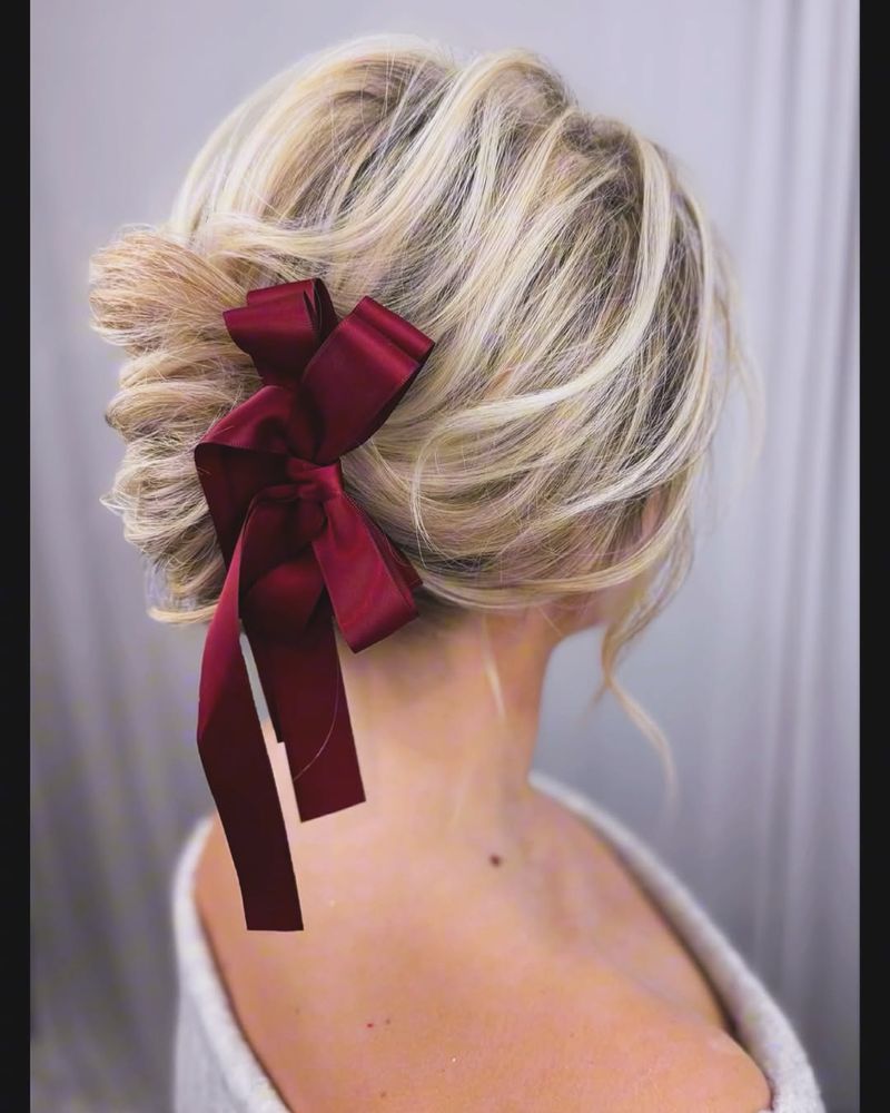 Twisted Ribbon Updo