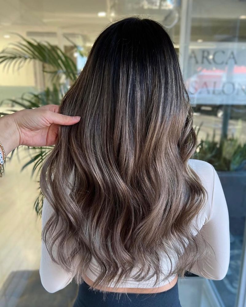 Subtle Ombre Waves