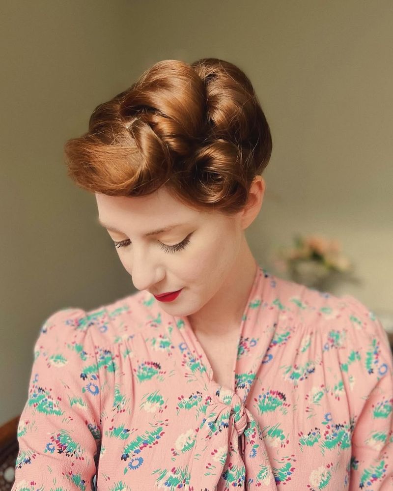 Vintage Roll Updo