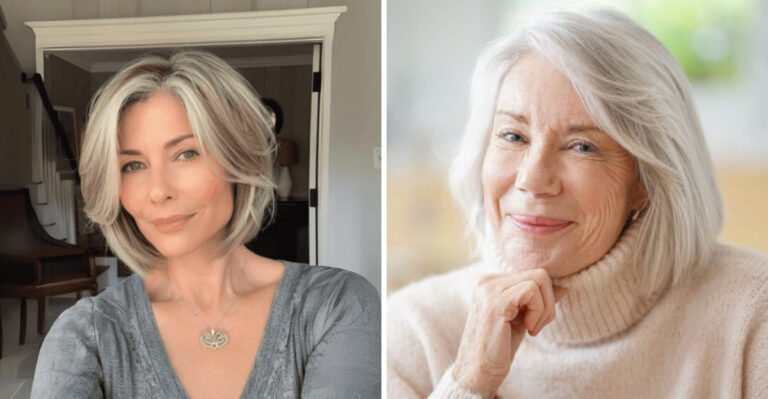 15 Curtain Bangs For Women Over 50 To Camouflage Forehead Wrinkles