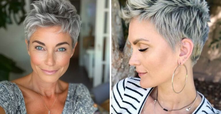 15 Short Haircuts That Highlight Silver Hair Beautifully