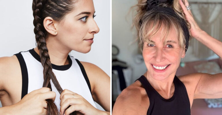 16 Hairstyles That Stay Put During HIIT, Yoga, Or Running