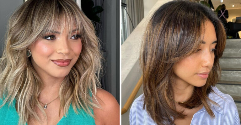16 Medium-Length Hair With Bangs