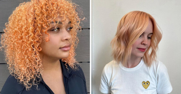 16 Peach Hair Inspirations That Will Brighten Your Spring Vibes