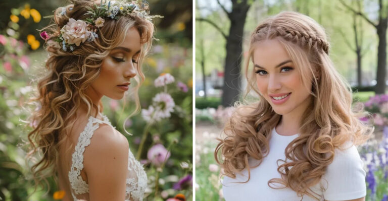 16 Romantic Hair Looks For Your Next Garden Party