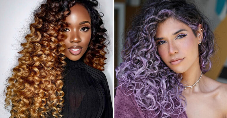 17 Curly Hair + Ombre Color Combos You’ll Want To Try In 2025