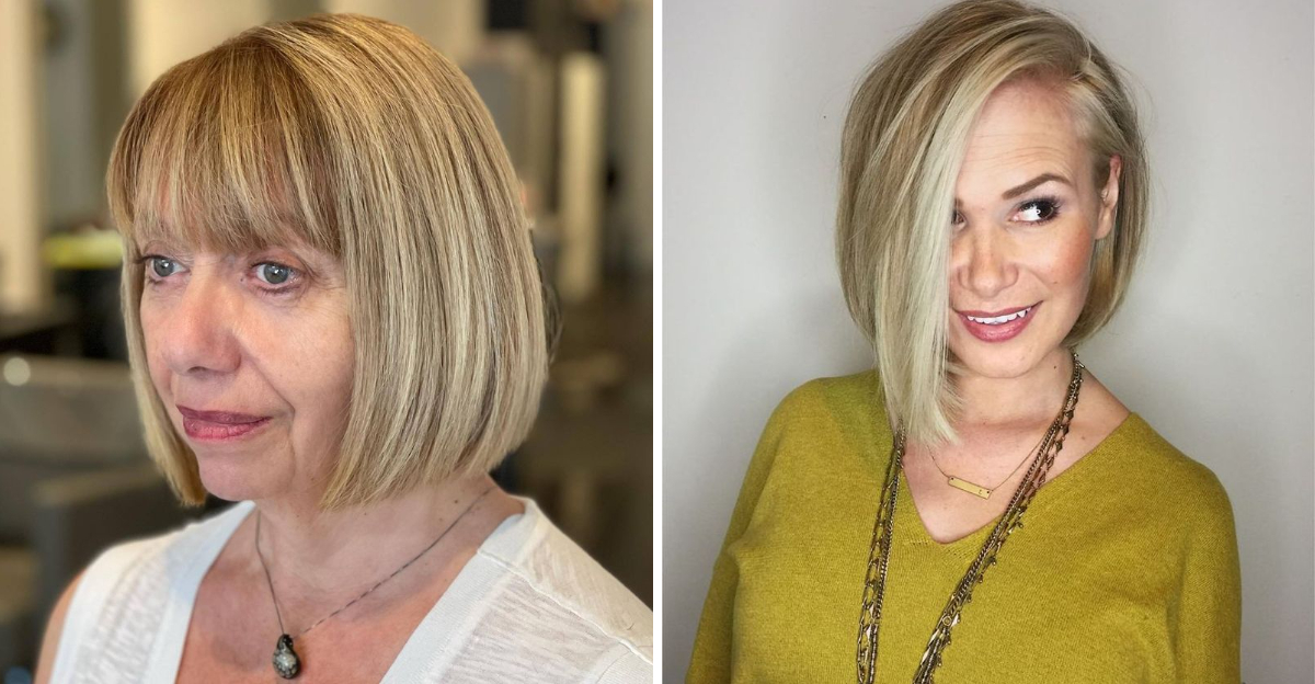 17 Blunt Haircuts That Are Both Classic And Modern For Older Women