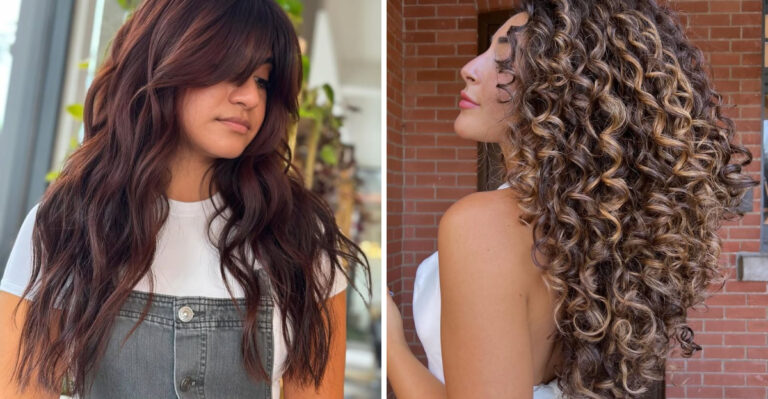 30 looks divertidos, frescos y fabulosos para tu pelo largo moreno