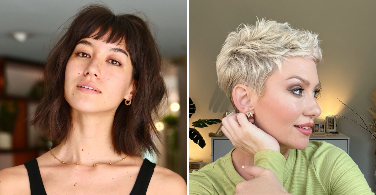 32 Short Hairstyles That Help Fine Hair Make A Big Impact After 40