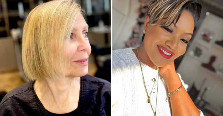 36 Haircuts For Women Over 60 With Dry And Brittle Hair That Will Give You That Shine