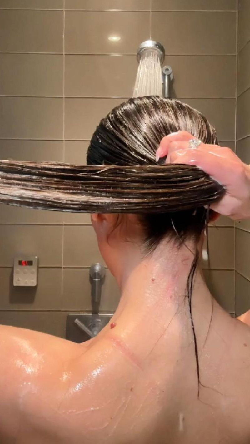 Spoelen met koud water