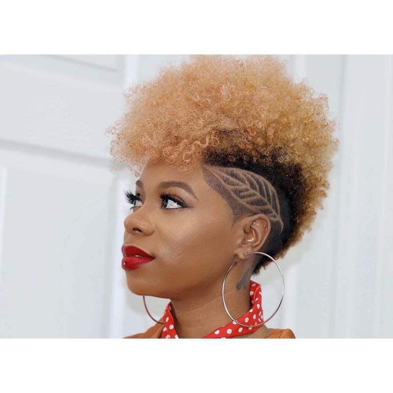 Afro Mohawk