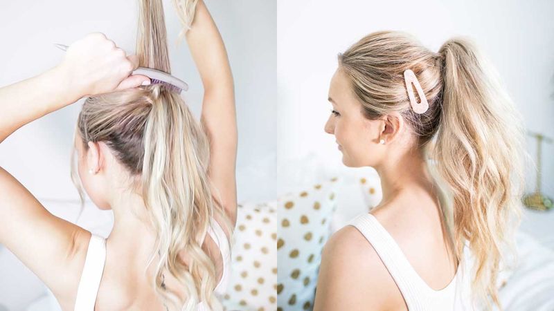 Volumized Ponytail