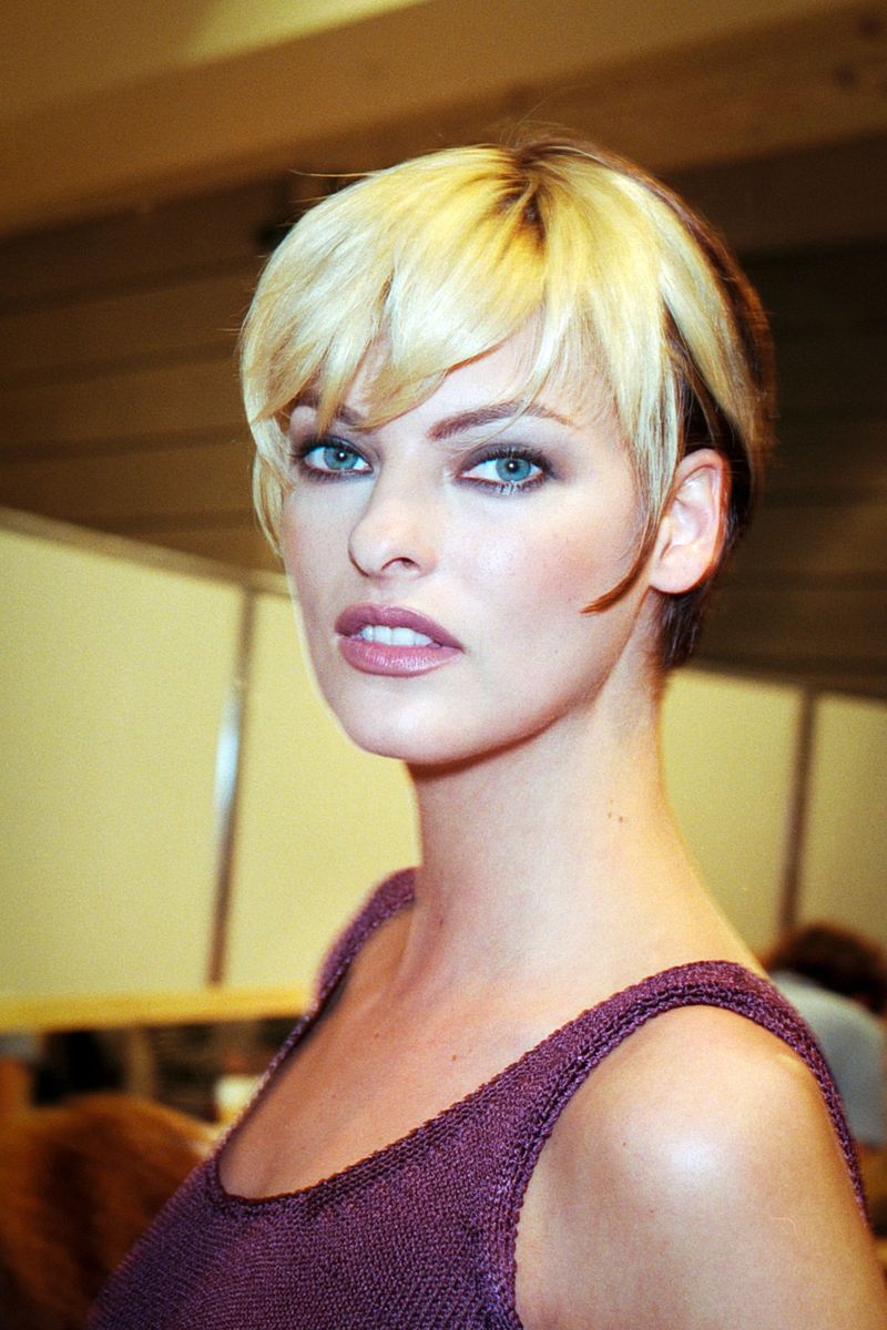Choppy Pixie With Long Sideburns