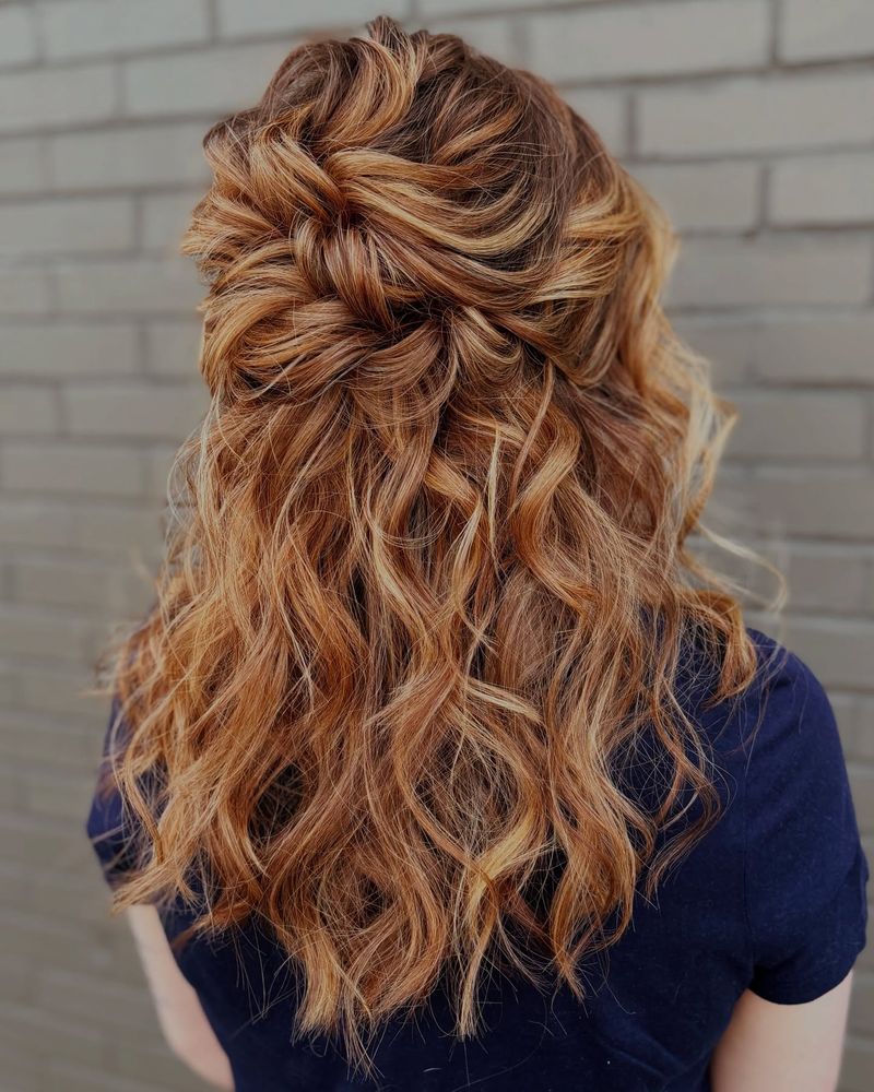 Puffy Half-Up Styles