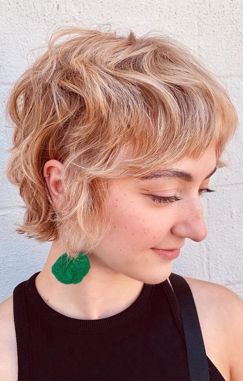 Bixie Cut with Choppy Micro Bangs