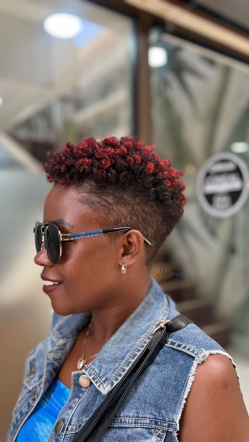 Tapered Natural Curls