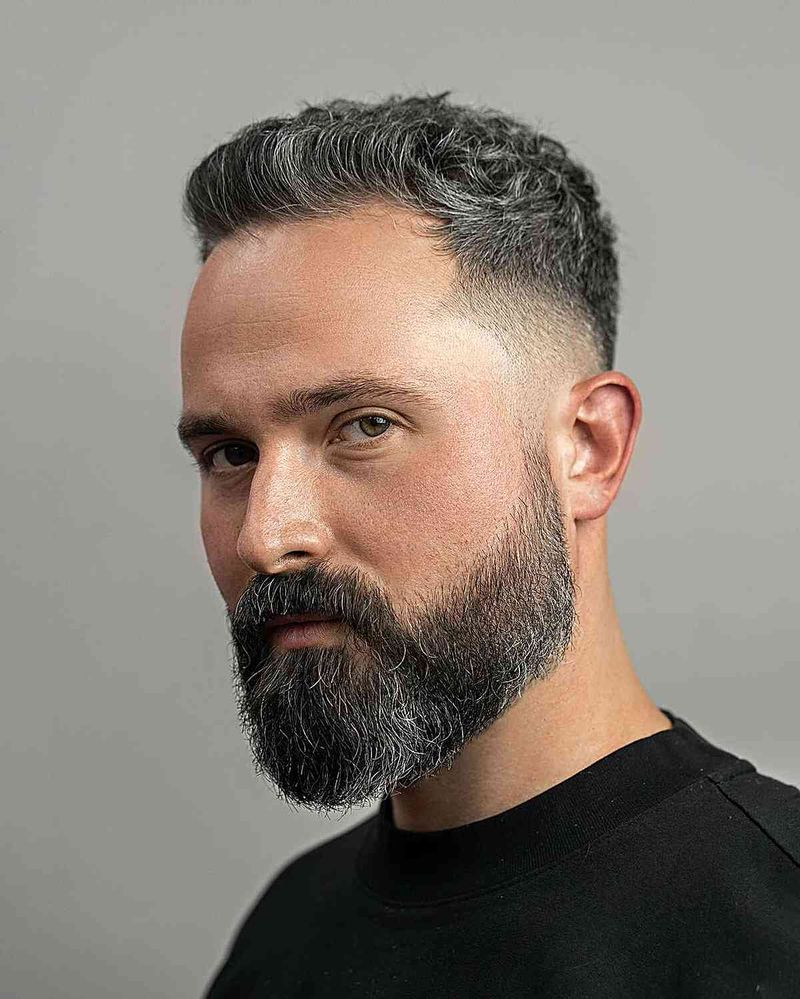 Silver Fox Textured Quiff