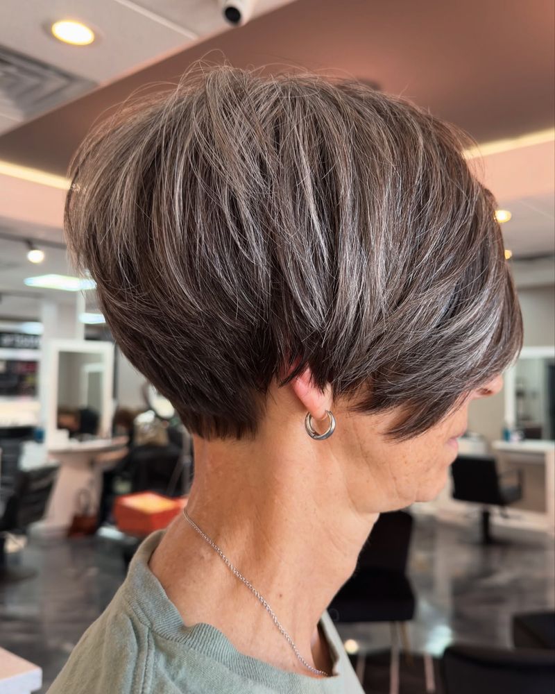 Pixie Cut with Textured Crown