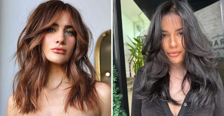 Need A Hair Refresh? Medium Layers With Bangs Are The No-Regret Option