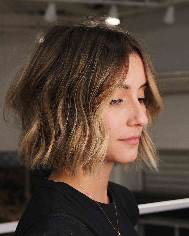 Blunt Bob with Internal Layers