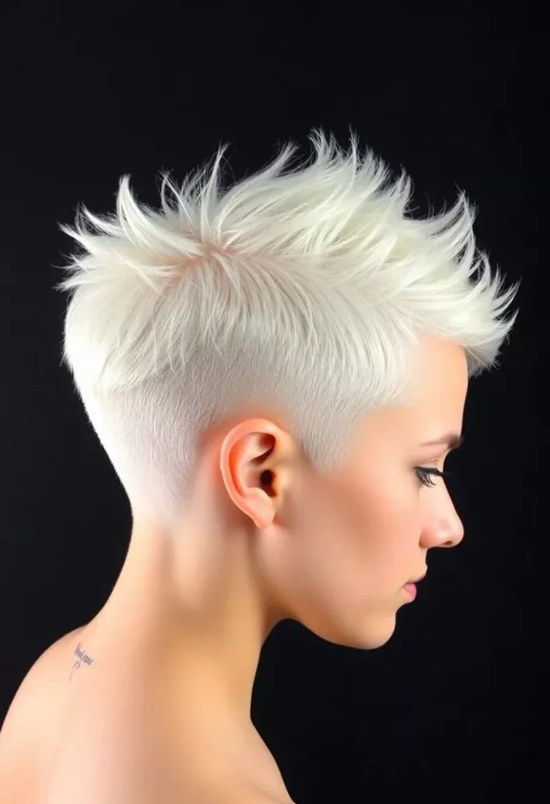 Pixie choppy con undercut