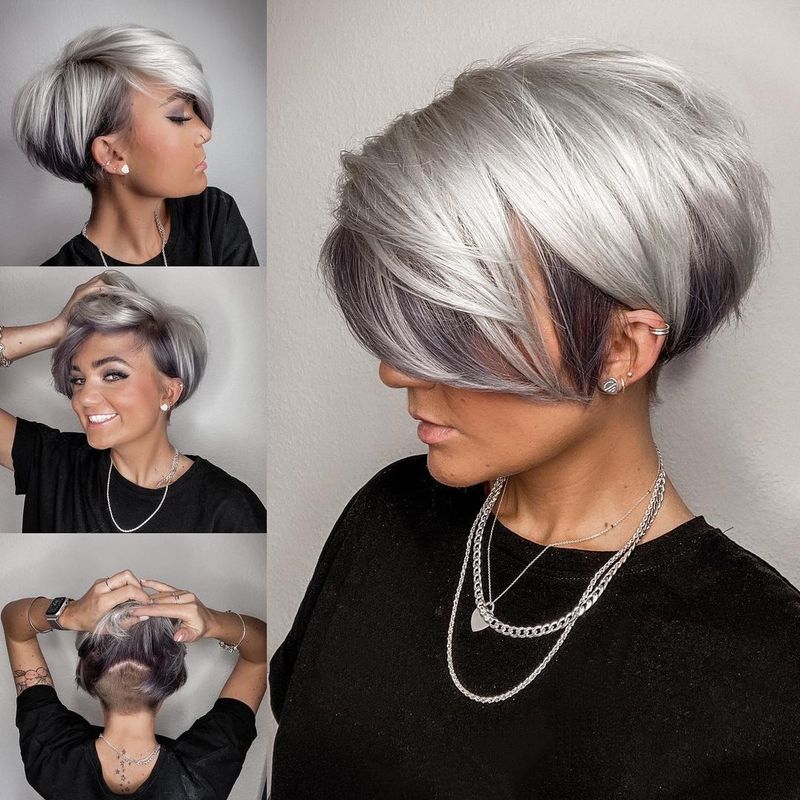 Asymmetrical Crop with Texture