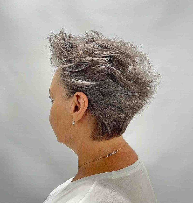 Dramatic Silver Wedge