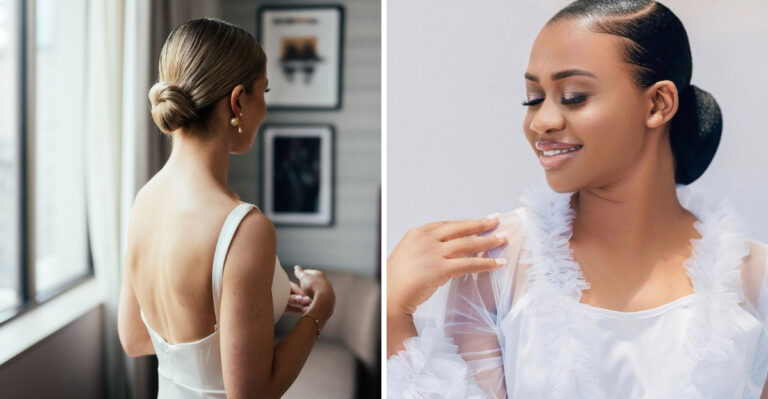 Simplicity Meets Sophistication In These 15 Sleek Low Buns
