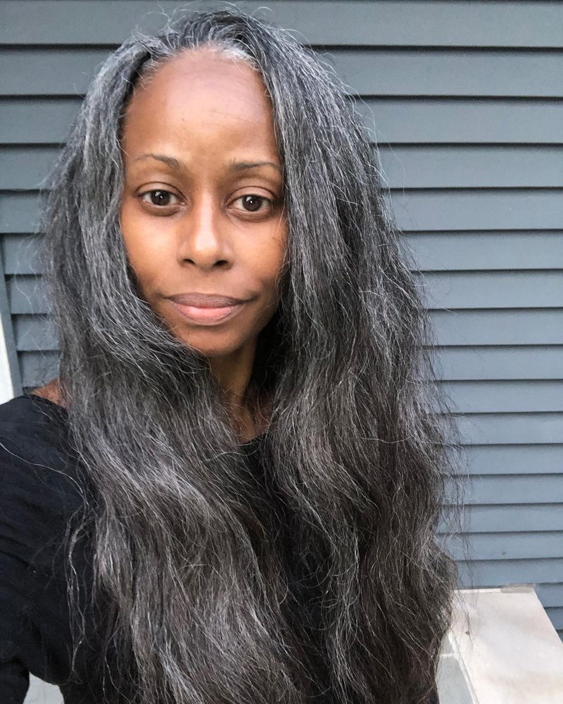 Single-Length Long Hair