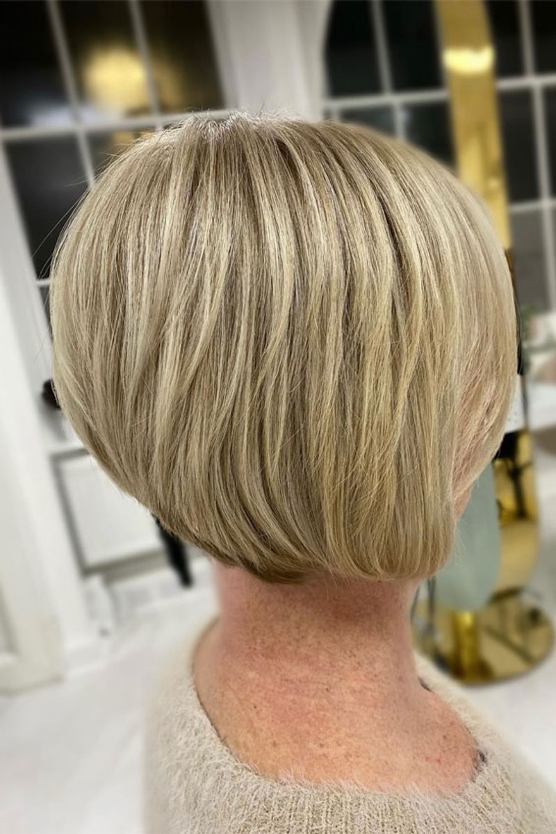 Graduated Bob with Textured Ends