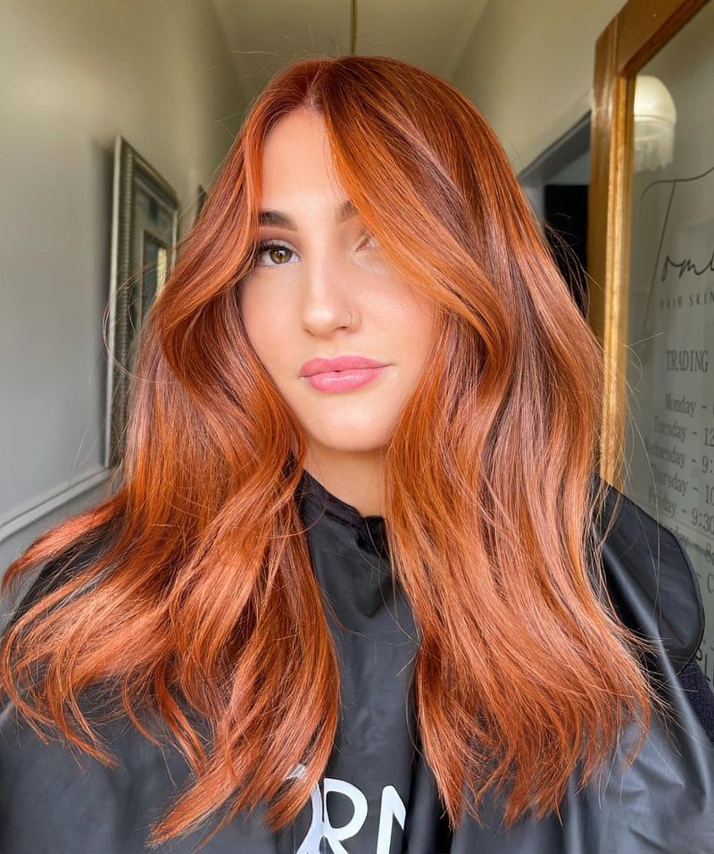 Sun-Kissed Copper Waves