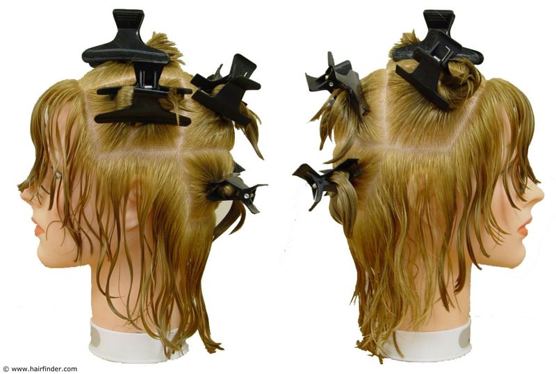 Seccionar o cabelo