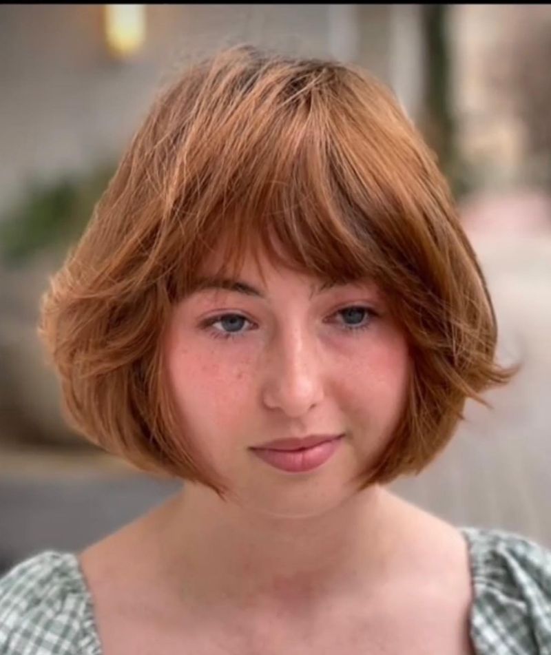 French Bob with Full Fringe