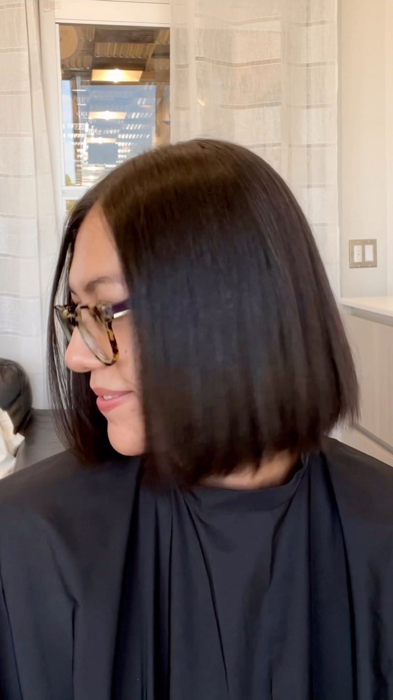 Blunt Chin-Length Bob