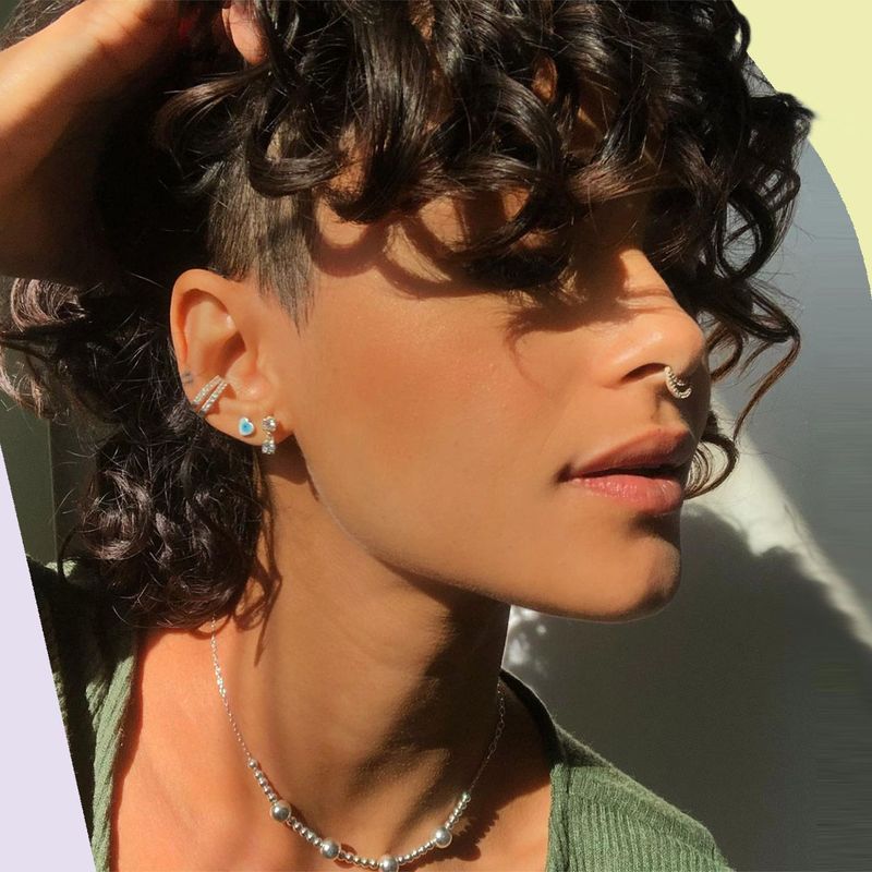 The Curly Undercut
