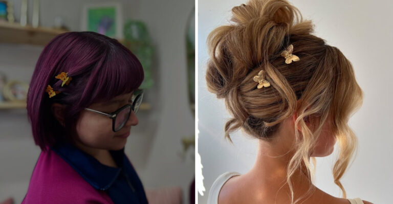 These 15 Hairstyles Prove Butterfly Clips Are Forever Cool