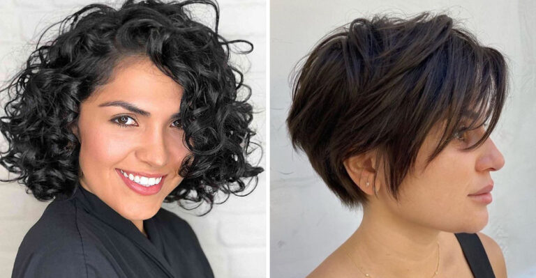 These 17 Short Hairstyles for Thick Hair Will Highlight Your Best Features