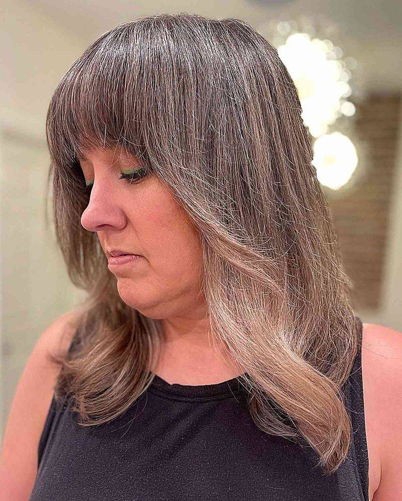 Heavy, Thick Bangs