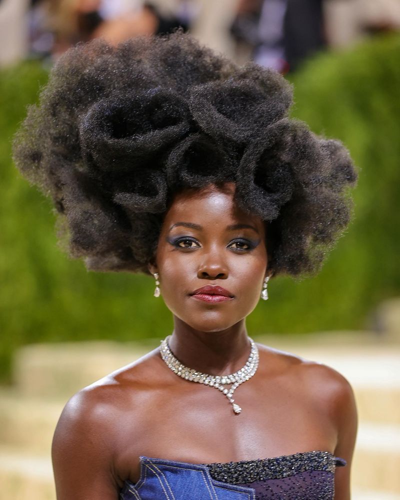 Full, Rounded Afros