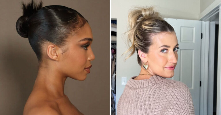 Why The Internet Can’t Stop Wearing This Viral Slickback Bun (And You’ll Want To Try It Too)