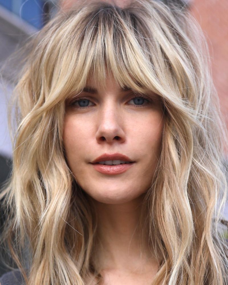 Shaggy Wolf Cut with Textured Fringe