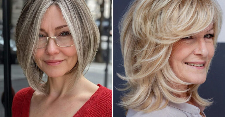 12 Medium Bobs with Layers Perfect for Women 60 and Up