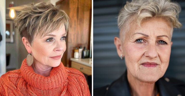 12 Updated Choppy Pixie Haircuts for the 60+ Crowd