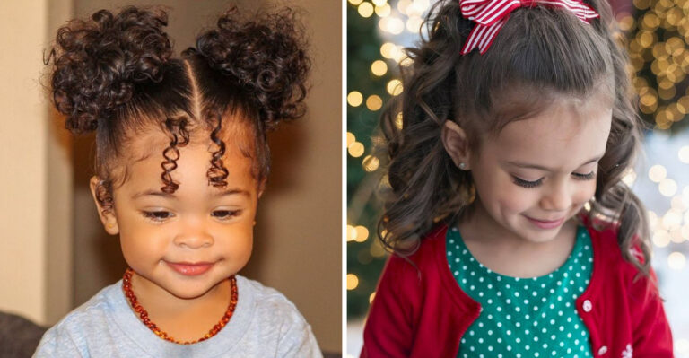 15 Adorably Cute Curly Hairstyles for Girls – Little Girls, Toddlers & Kids