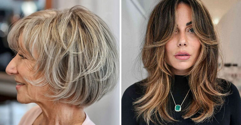 15 Chic Feathered Haircuts That Flatter Mature Women Beautifully