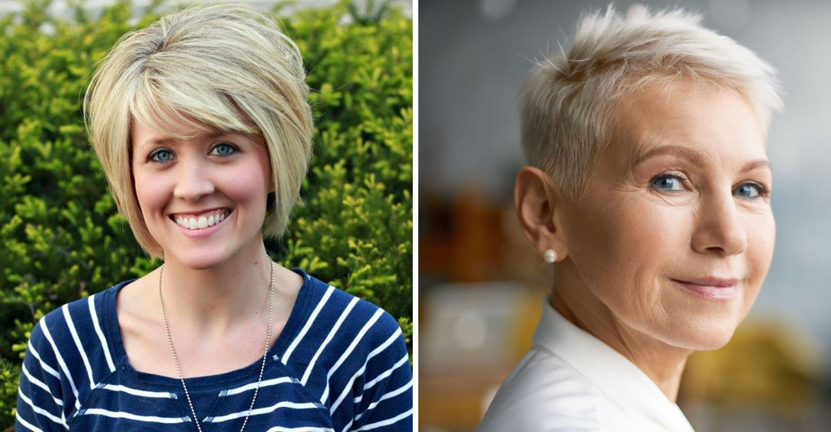 15 Chic Haircuts That Hide Gray And Thinning Hair For Women Over 50