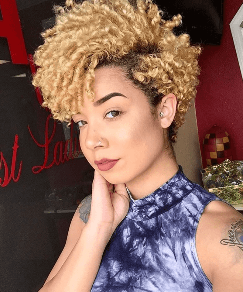 Afro fuselé