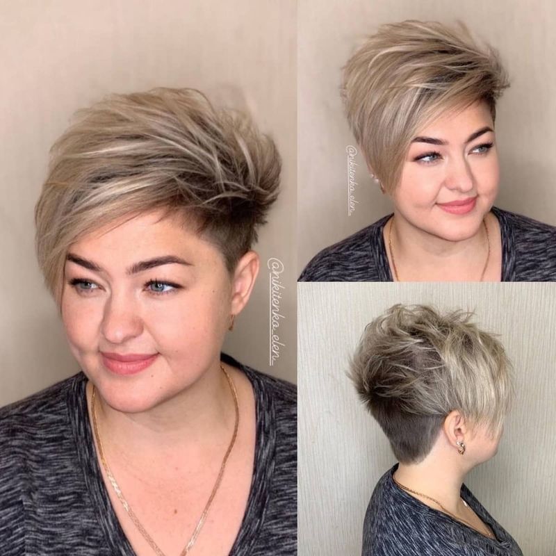 Textured Side-Swept Pixie